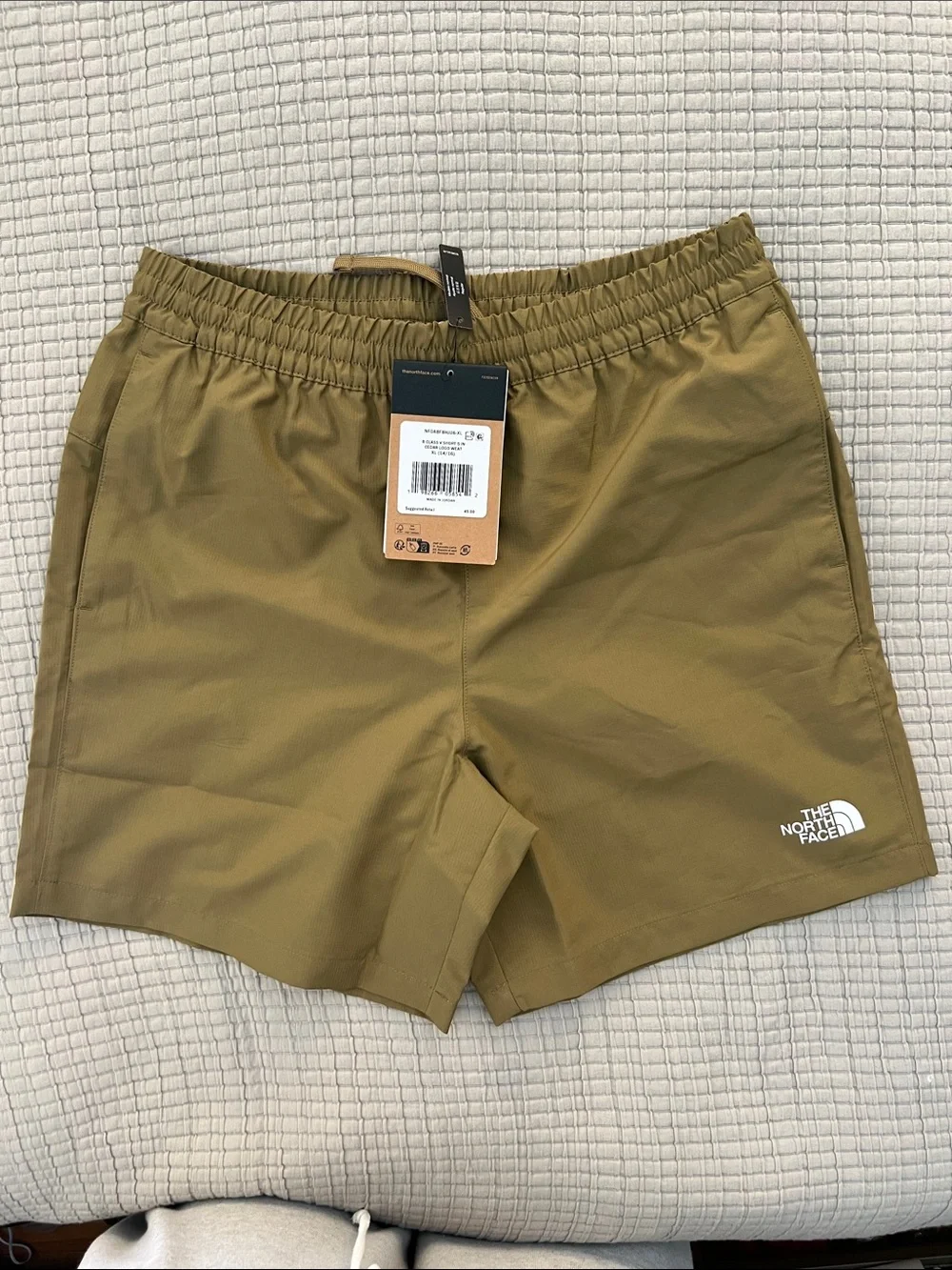 The North Face B Class V Shorts 5” Cedar Logo Wheat XL